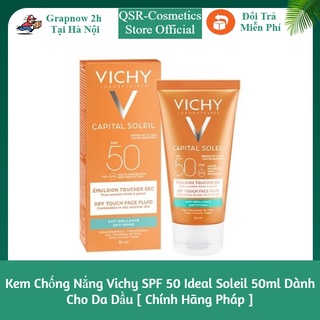 Kem chống nắng vichy spf 50 ideal soleil 50ml dành cho da dầu