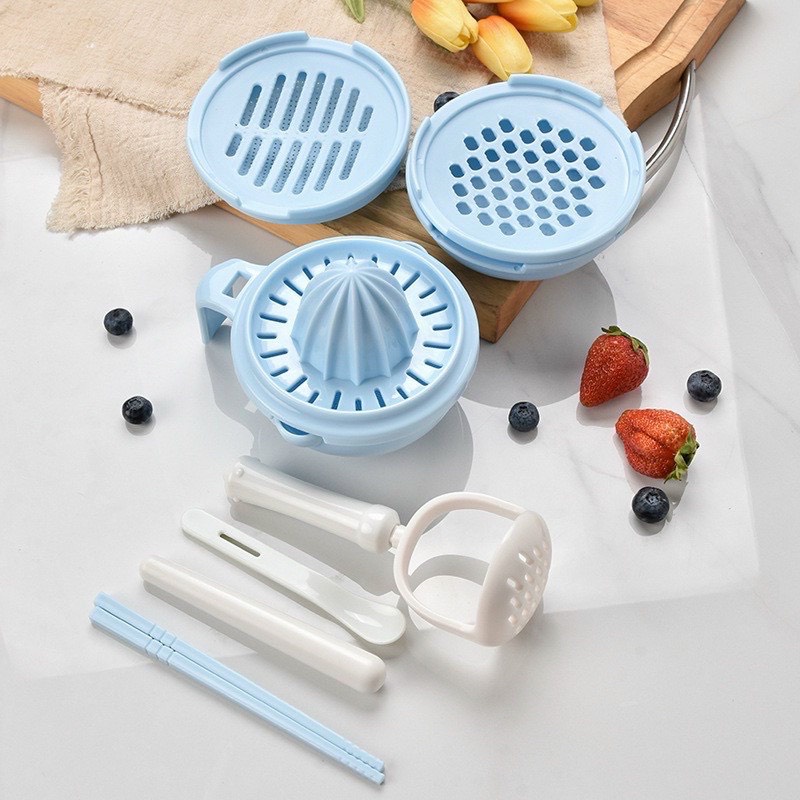 bộ chế biến ăn dặm kiểu nhật 9 chi tiết