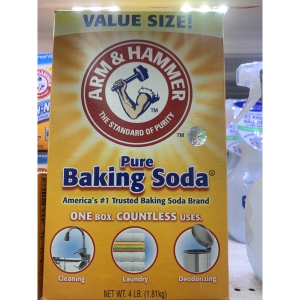 Tẩy đa năng baking soda arm & harmer 1.81kg