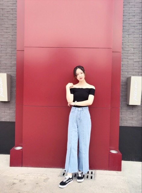 QUẦN JEANS XẺ CAO( Sẵn M) | BigBuy360 - bigbuy360.vn