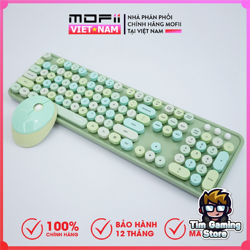 Bộ bàn phím và chuột không dây MOFII – Sweet Mixed