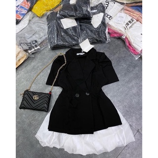 Siêu phẩm set vest + chân váy style HQ
