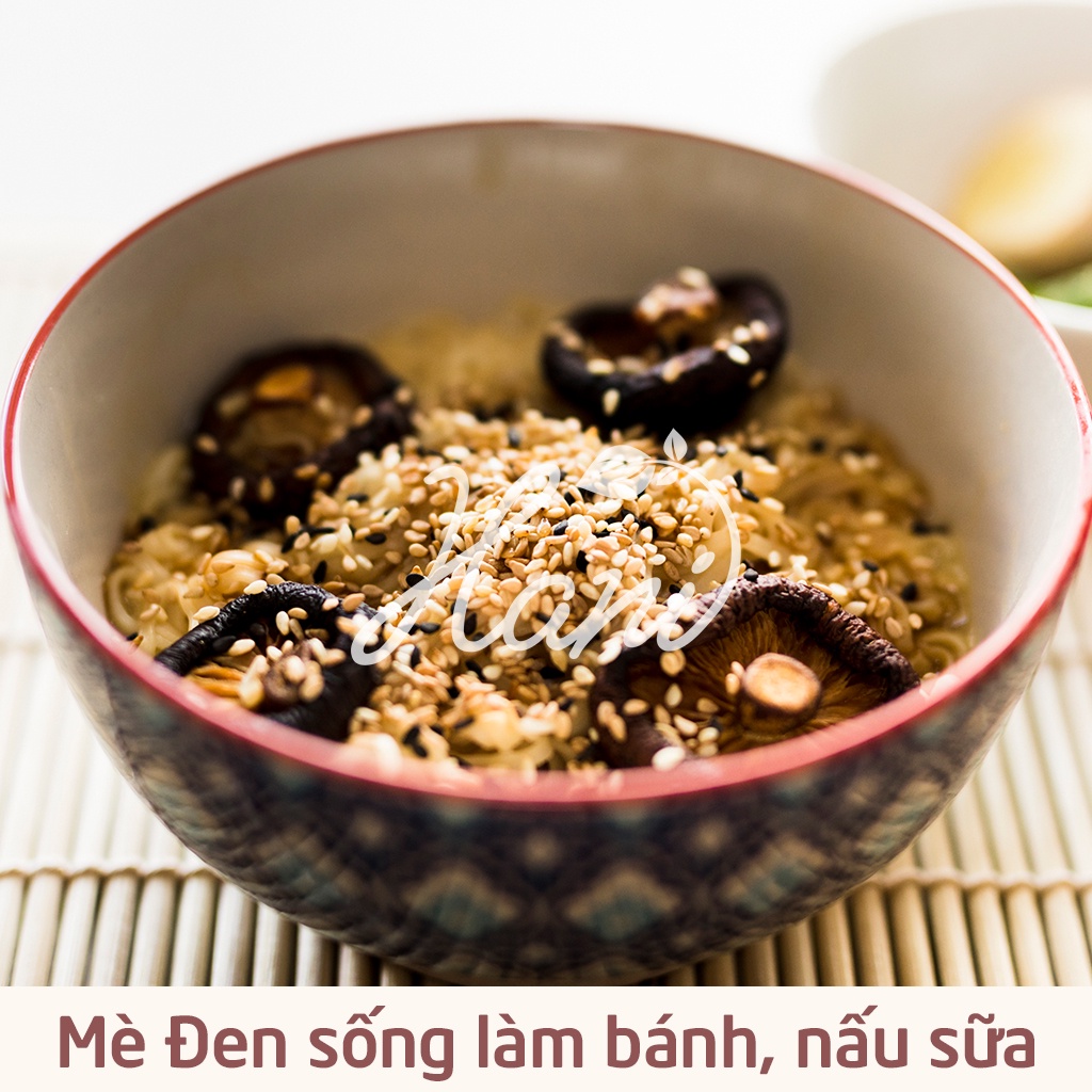 500g Mè Đen Hữu Cơ Sống Nấu Sữa, Làm Bánh, Nấu Chè  Kho sỉ dinh dưỡng HANI Healthy Food