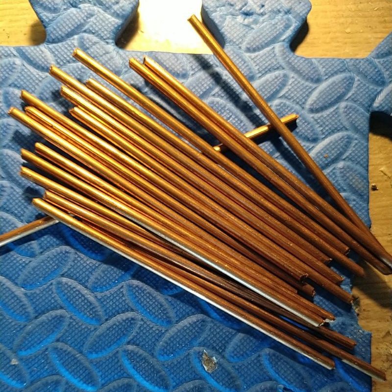 Thanh đồng tròn nguyên chất đường kính 3mm dài 20cm, thanh đồng đỏ tròn 3mmx200mm