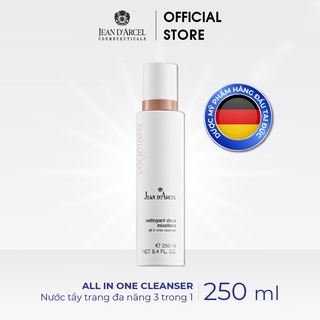 Nước tẩy trang dịu nhẹ 3 trong 1 jean d'arcel all in one cleanser 250ml/500ml jda