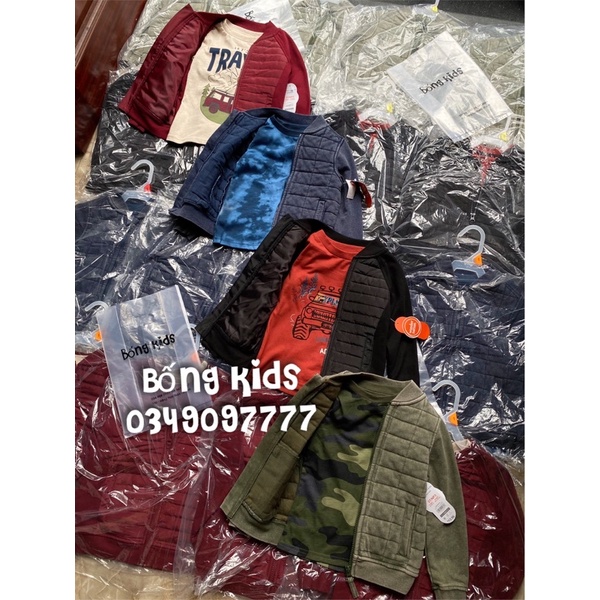 Áo Bomber Bé Trai Kèm Áo Thun WonderNation