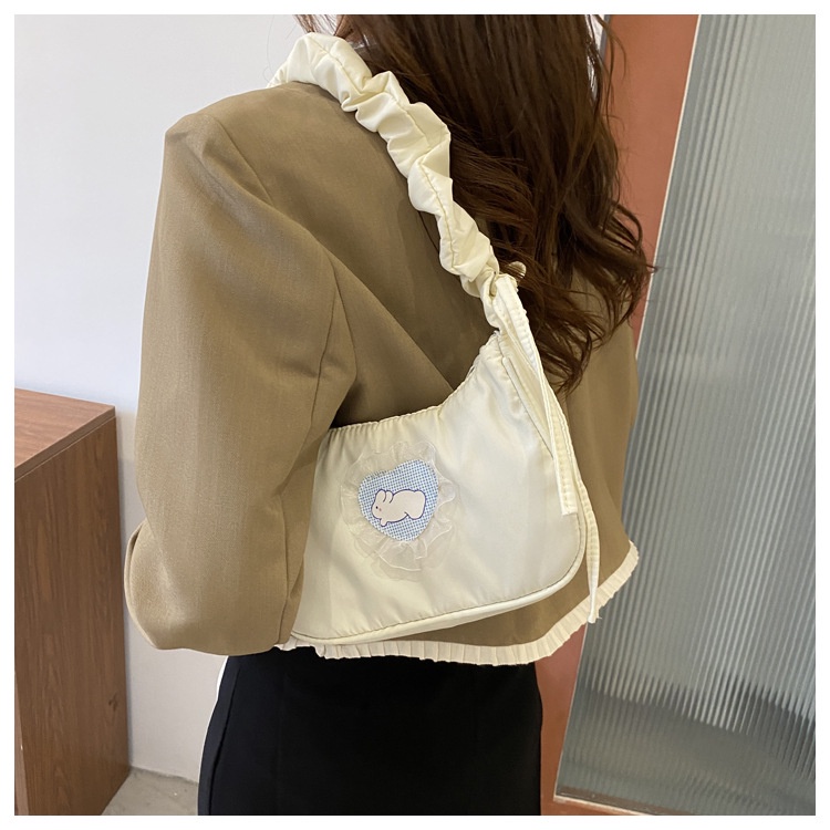 Túi Xách JASMIN NOIR Đeo Vai Chất Liệu Nylon Họa Tiết Hoạt Hình Cho Nữ