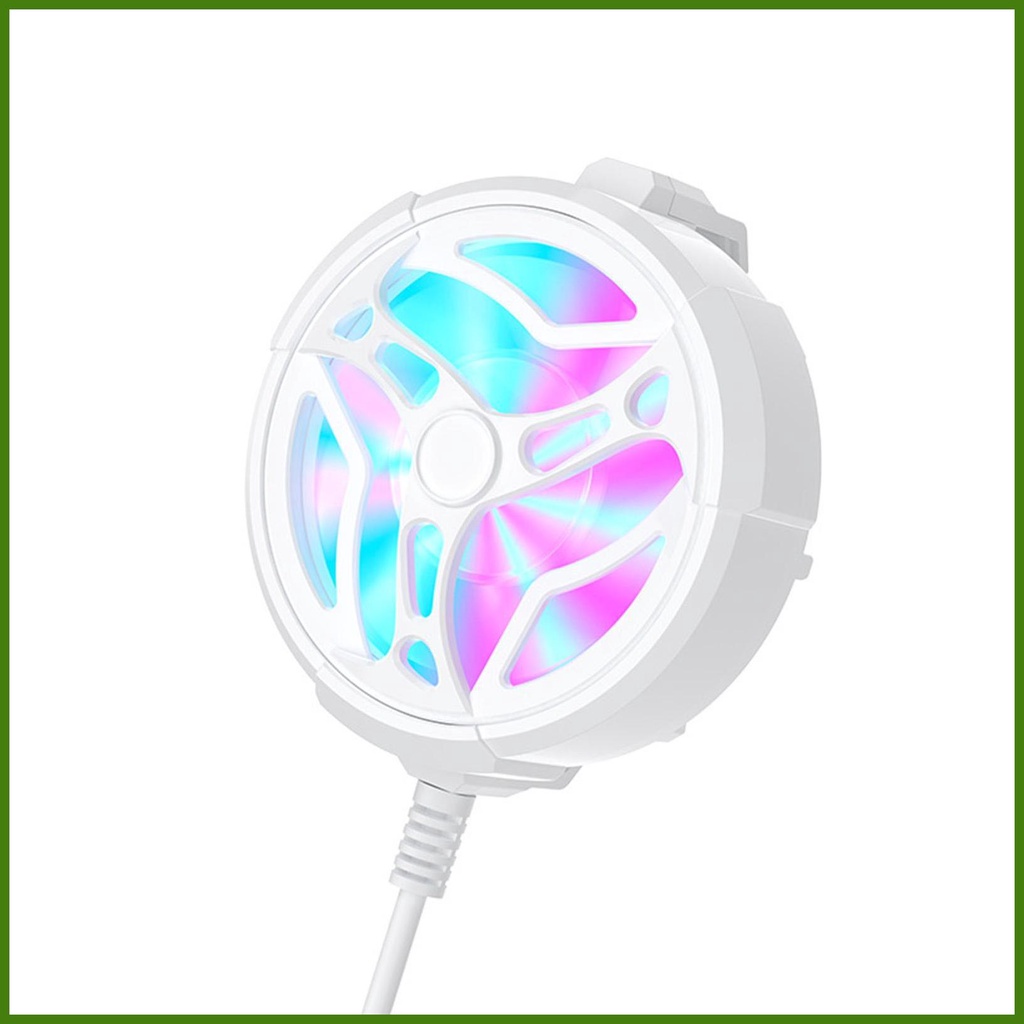 Quạt Làm Mát Có Thể Điều Chỉnh Hiệu Ứng Đèn Rgb Cho Điện Thoại