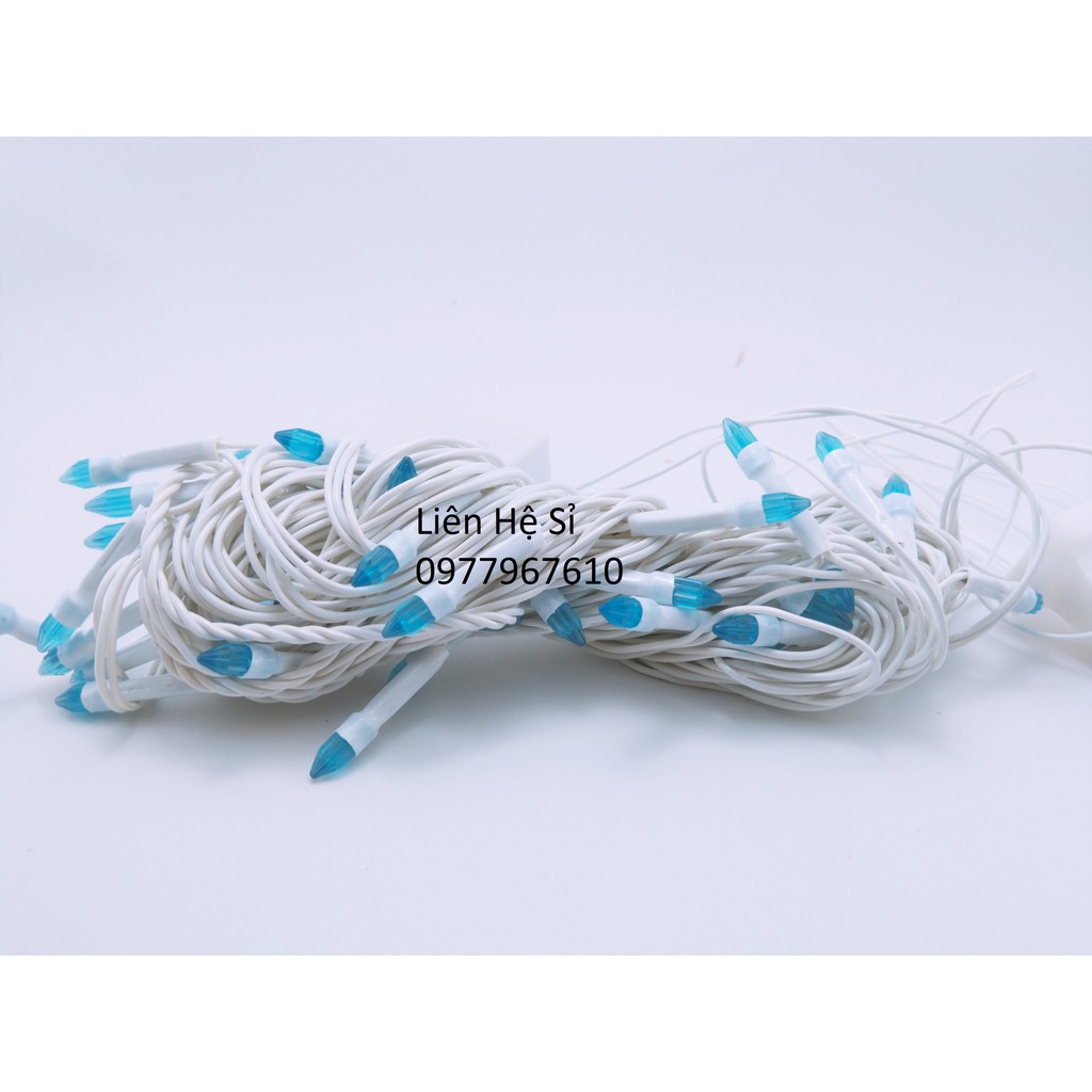 [SỈ] COMBO 10 Dây Led chớp lục giác đủ màu nhỏ dài 8m, siêu bền, siêu đẹp, trang trí lung linh TẾT