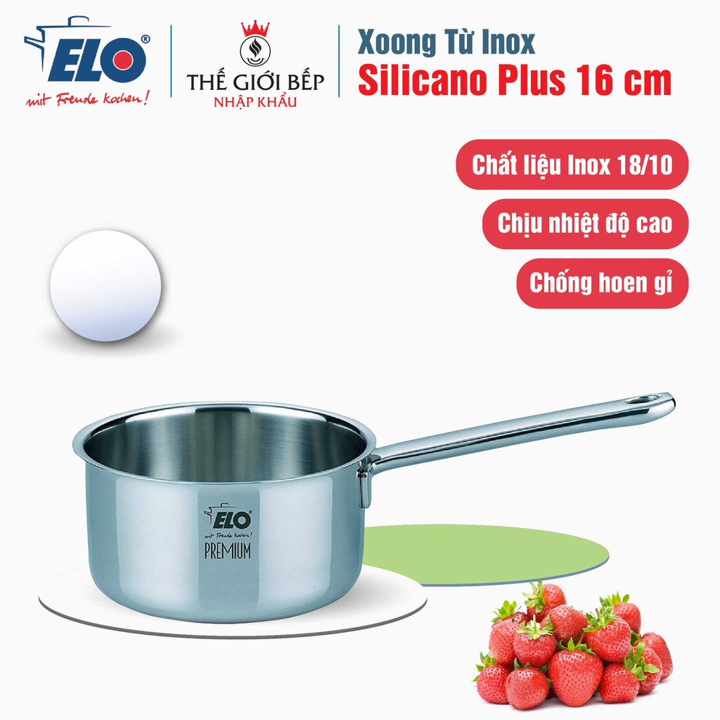 Xoong Từ Inox Elo Silicano Plus 16 cm