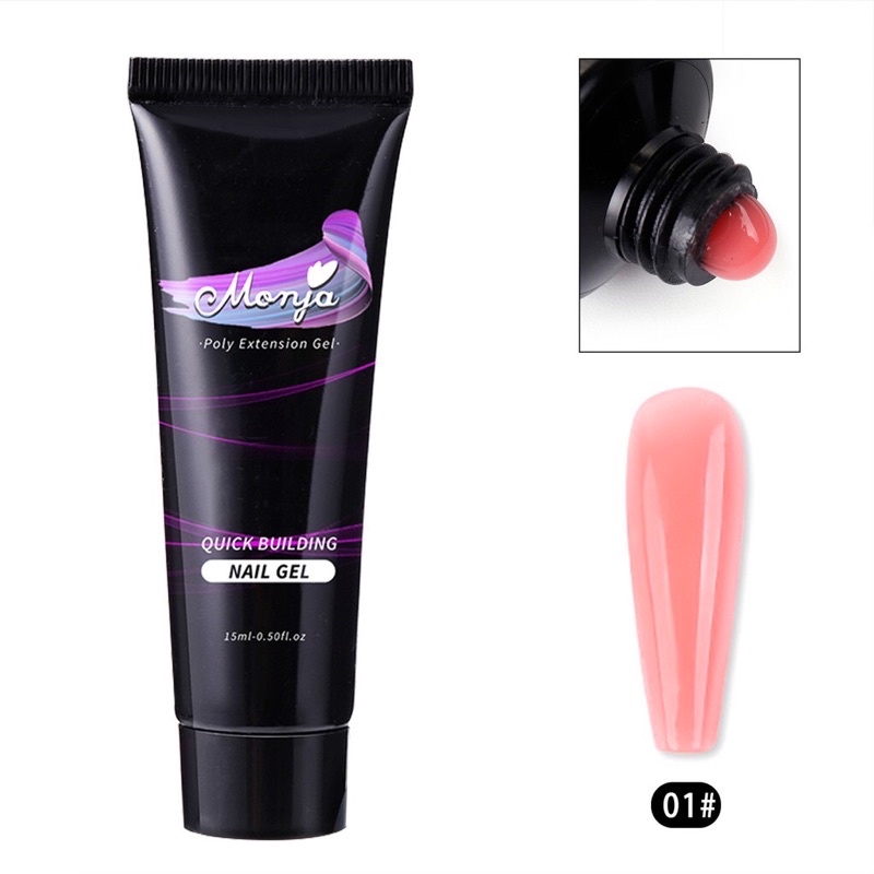 Gel gôm đắp móng tuýp lẻ đủ màu