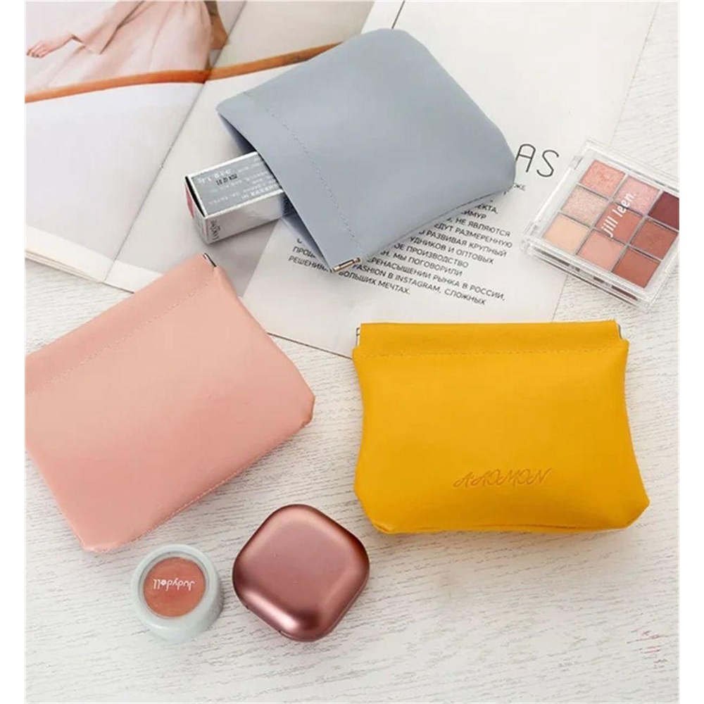 MOCHO Túi Đựng Mỹ Phẩm Bằng Da Mềm Chống Thấm Nước Tiện Lợi