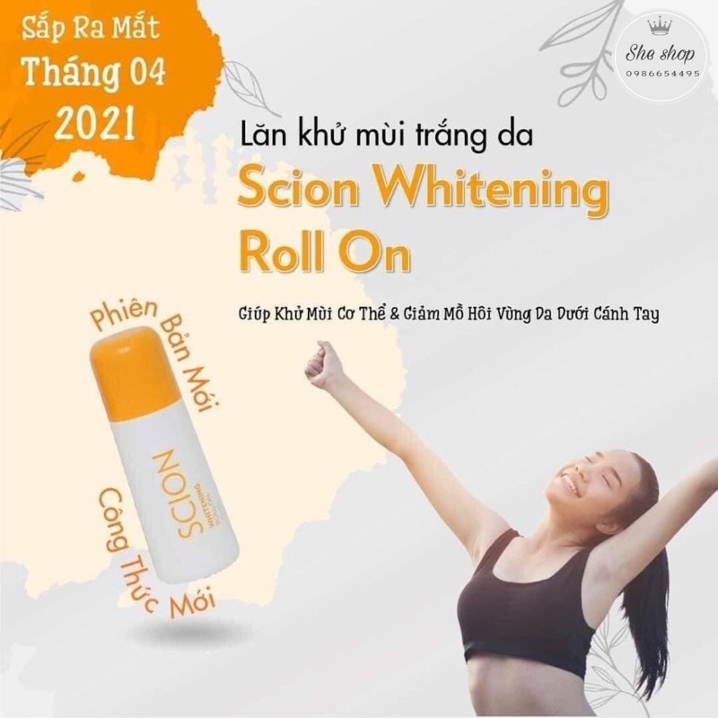 Lăn NUSKIN Sción Pure White Roll On 75m