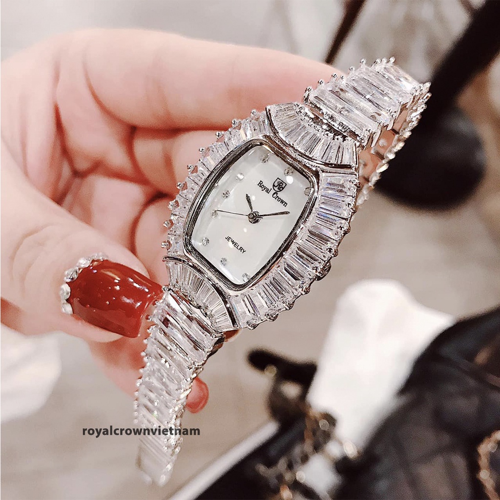 Đồng Hồ Nữ Royal Crown 223 Chính Hãng Siêu Lấp Lánh Sang Chảnh
