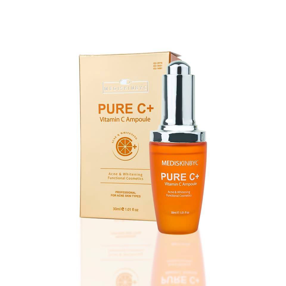 [MEDISKINBYC] Tinh Chất Dưỡng Trắng Da, Mờ Thâm MEDISKINBYC Pure C+ Vitamin C Ampoule (30ml)