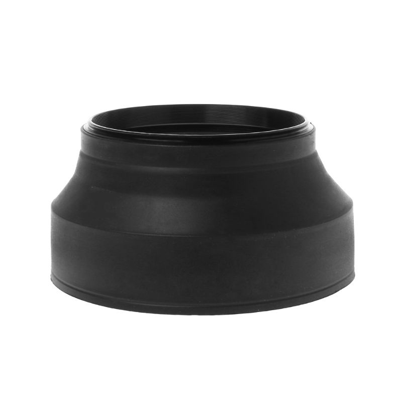 Loa Che Nắng Ống Kính Máy Ảnh 3 Góc Rộng 77mm Bằng Cao Su