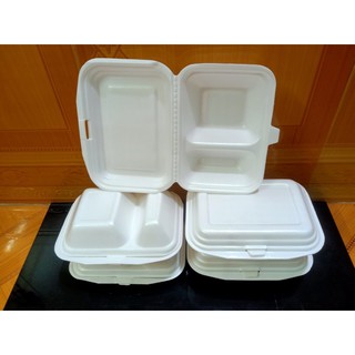 Hộp Xốp 2 Ngăn Đựng Cơm