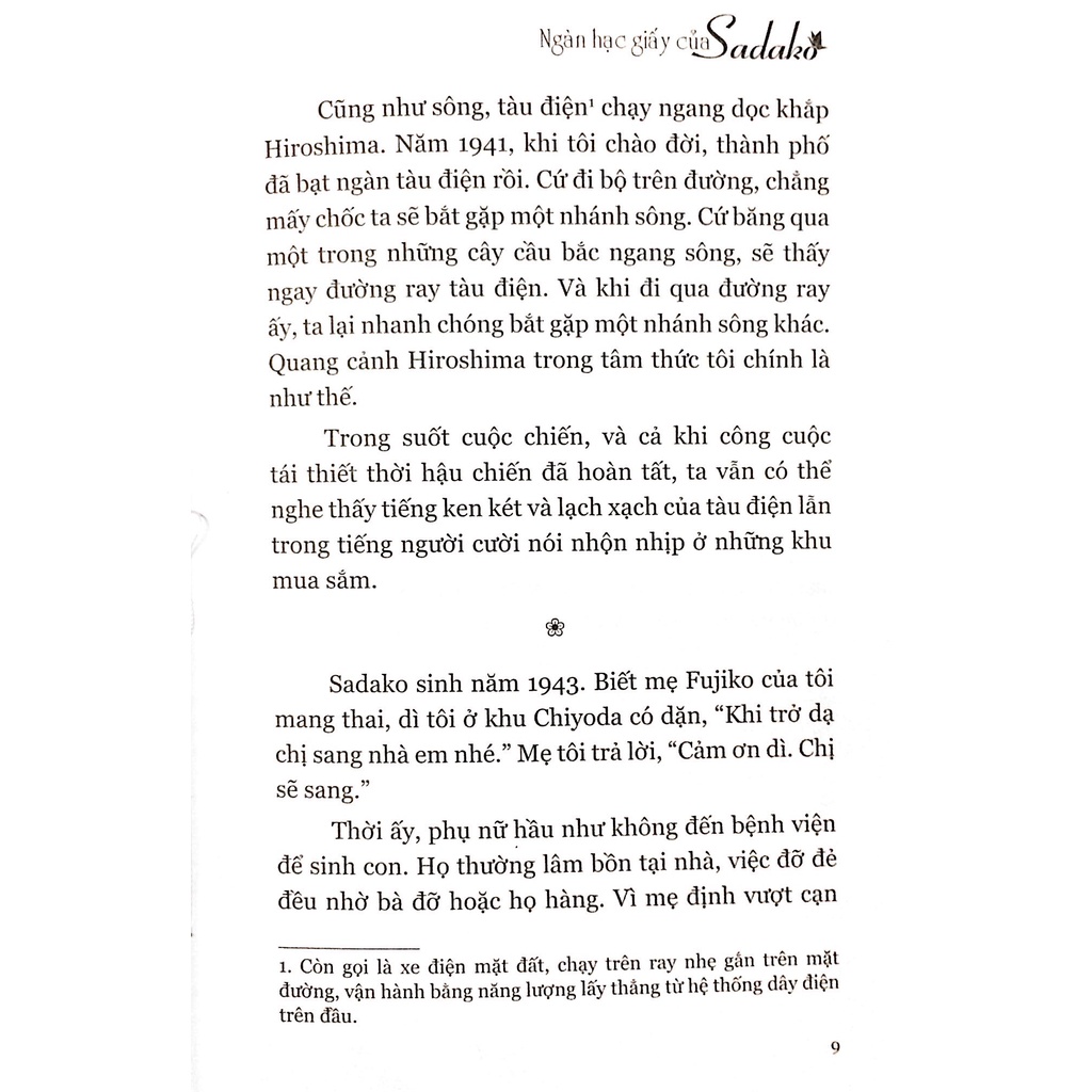 [Mã LTBAUAB25 giảm 7% đơn 99K] Sách - Ngàn Hạc Giấy Của Sadako (Bìa Cứng)
