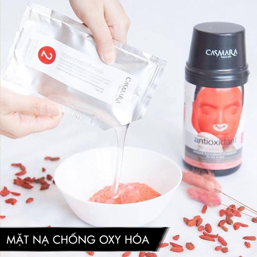 Mặt nạ chống lão hóa Casmara Antioxidant Peel-off mask 2 lõi