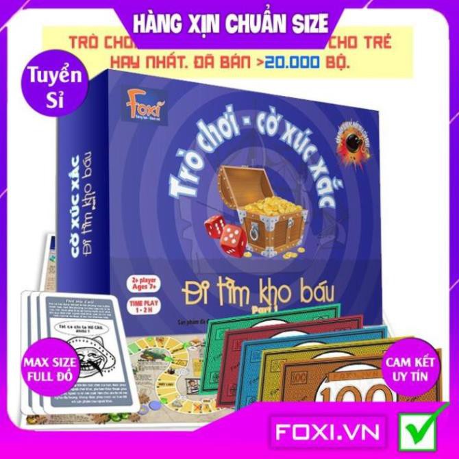 [FREESHIP SALE KHỦNG]Board game-Escape From Zombie-đi tìm kho báu Foxi-đồ chơi trẻ em-giải trí vừa chơi học và giá trị