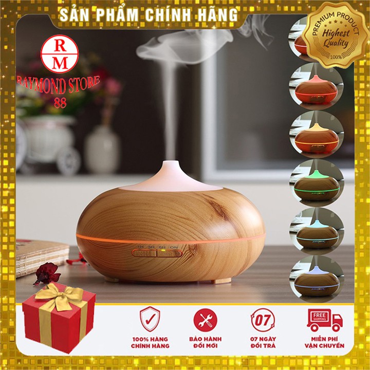 [Freeship_BH 6 tháng_Tặng Tinh Dầu] Máy Xông Tinh Dầu Siêu Âm,Phun Sương Nano(Pumpkin Ultrasonic Essential Oil Deffuser)