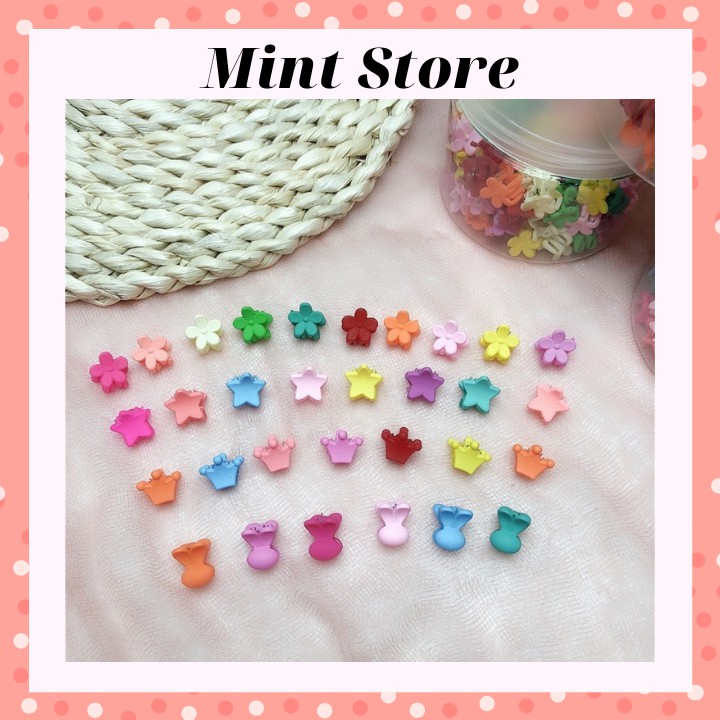 Set 20 Kẹp Tóc Mini Thời Trang Dễ Thương Cho Bé