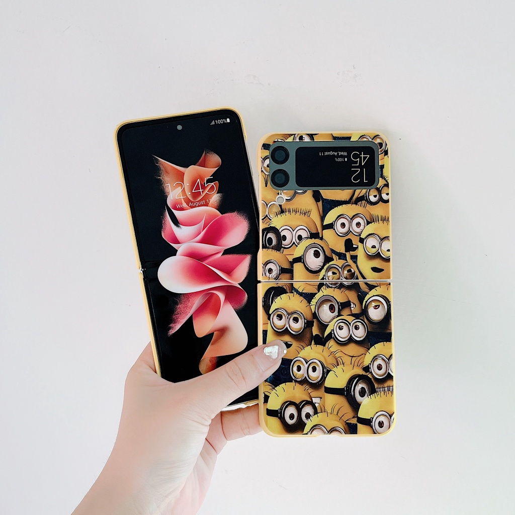 Ốp Điện Thoại Cứng Chống Sốc Hình Hoa Tulip Cho Samsung Z Flip 3 5G Galaxy ZFLIP3