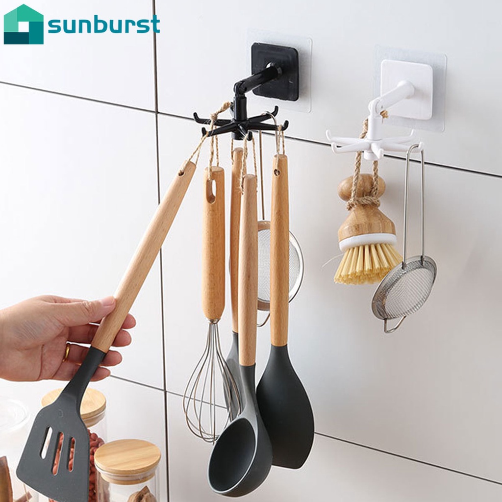 Giá treo dụng cụ làm bếp/nhà tắm xoay 360 độ