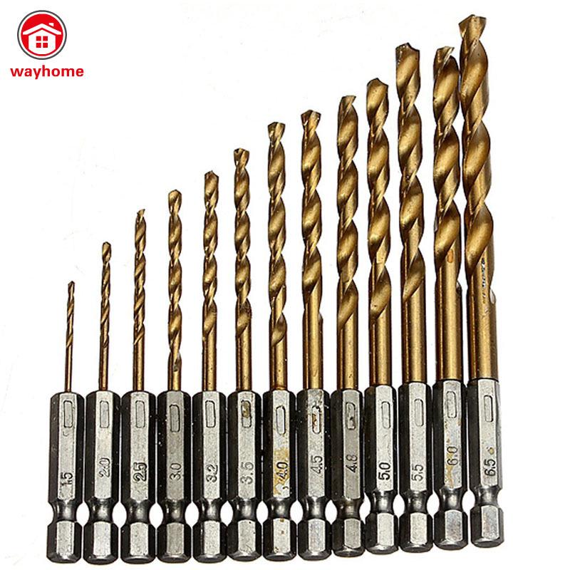 Set 13 mũi khoan HSS tốc độ cao 1.5-6.5mm