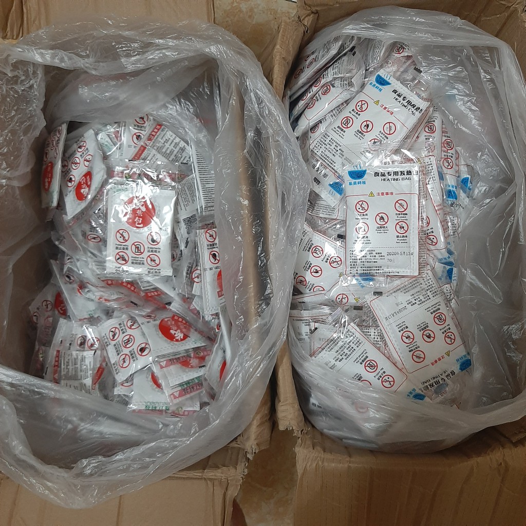 [MÃ: LEGIA3979 GIẢM 5K]  Combo gói và hộp tự sôi 1000ml cho nấu cơm, nấu mì, đun sửa, hấp hải sản... mua 2 giảm thêm 5% | BigBuy360 - bigbuy360.vn