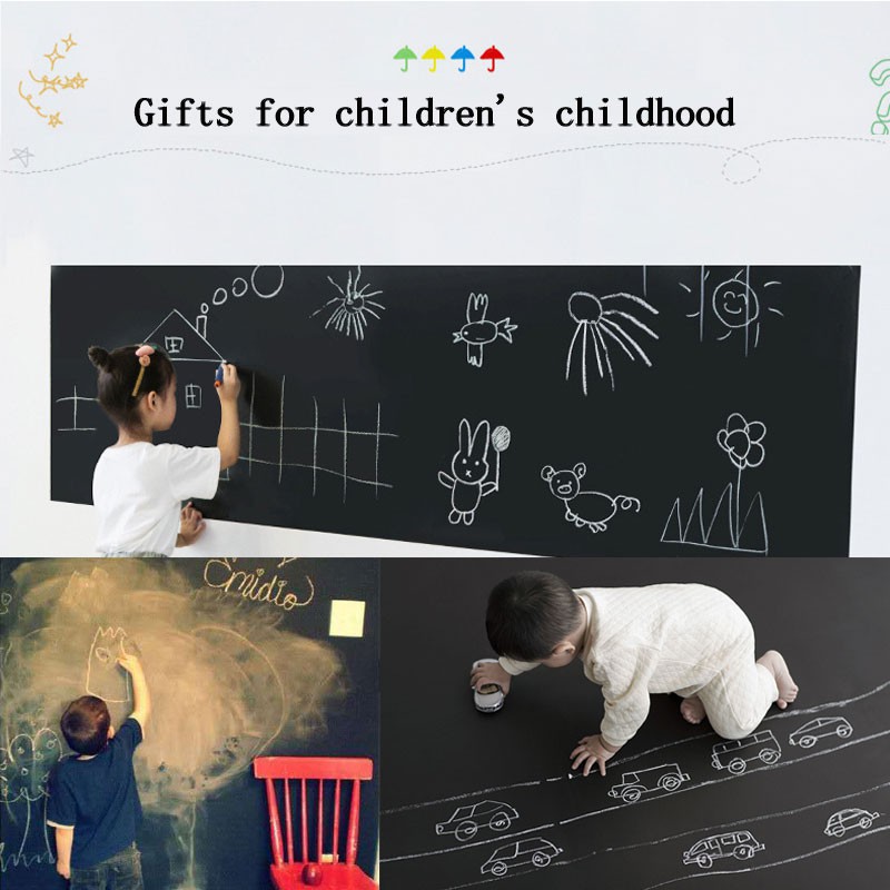 Giấy Dán Tường Dạng Bảng Đen Viết Phấn Tiện Dụng 60 cm x 2m | BigBuy360 - bigbuy360.vn