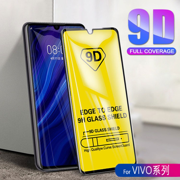 ☑️VIVO☑️ Kính cường lực VIVO, miếng dán màn hình VIVO 9D dùng cho các dòng máy Y11, Y12, Y12s, Y15, Y19, Y21, Y53, Y91C