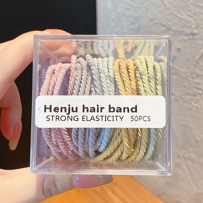 Dây buộc tóc bằng cao su phong cách Hàn Quốc thời trang cho nữ