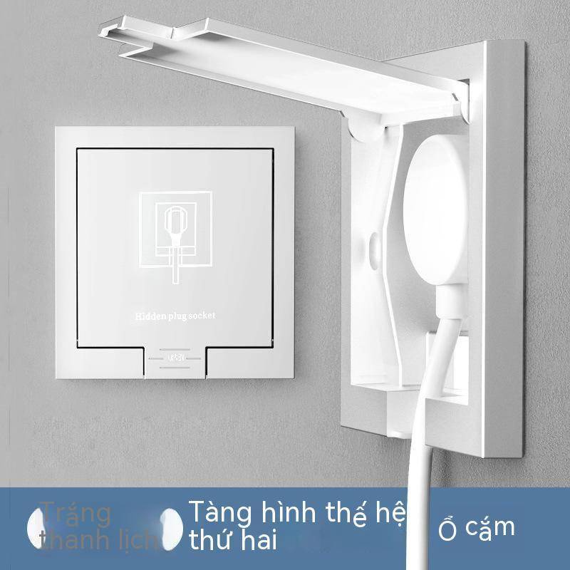 Ổ Cắm Điện Ẩn Năm Lỗ Loại 86 Chuyên Dụng Cho Thợ Điện