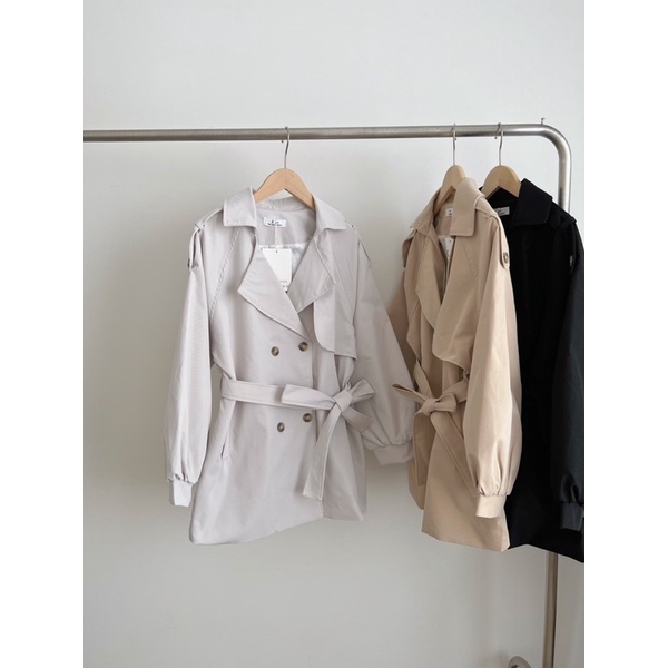 Áo khoác kaki 2 lớp tay 3 màu