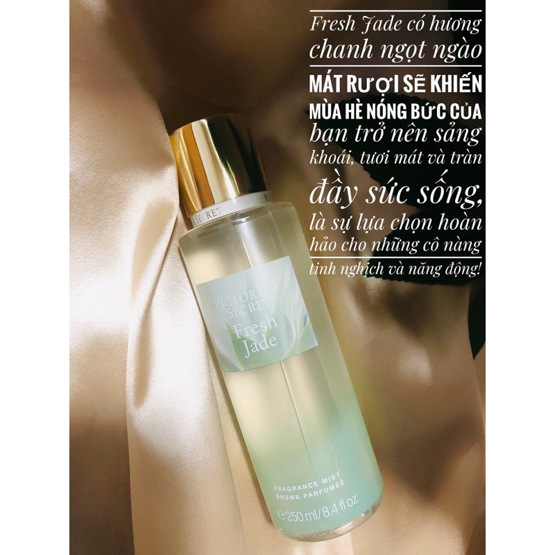 Xịt thơm toàn thân victoria’s secret fresh jade 250ml