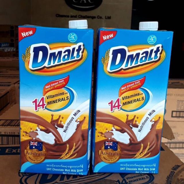 Thùng sữa uống lúa mạch DMALT Dutch Mill 180ml