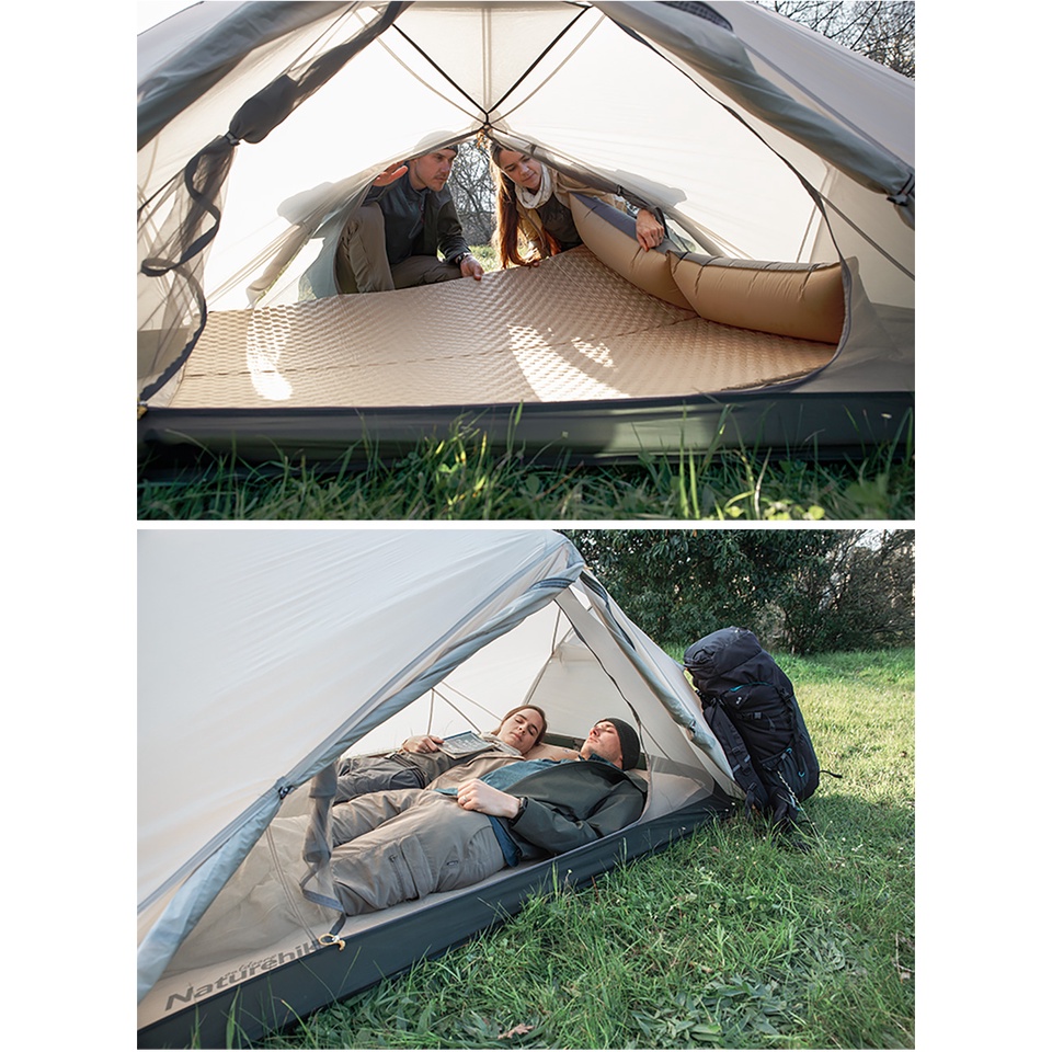 Đệm Tự Bơm Hơi Dã Ngoại Naturehike NH15Q002-D Dành Cho 1 Người Không Cần Dùng Bơm Hơi