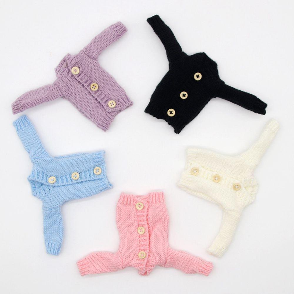 Layor1 Áo Sweater Dệt Kim Mini Nhiều Màu Sắc Giản Dị Làm Quà Tặng Đồ Chơi Búp Bê