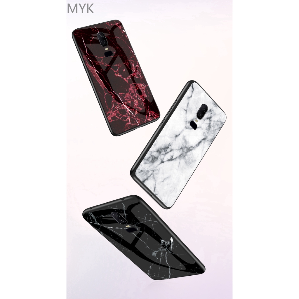Xiaomi Redmi S2 Redmi Y2 Mi 9  Mi 9SE Note 4 MediaTek Note 4X MediaTek Case Marble Pattern Gradient Tempered Glass Hard Cover