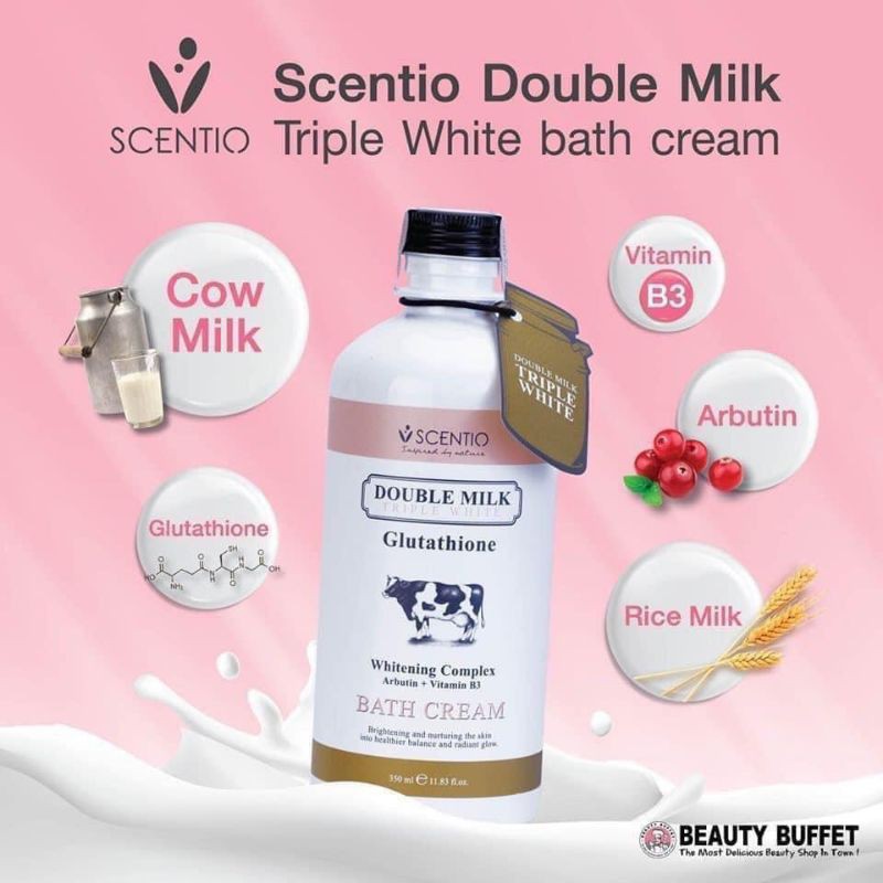 🐄🍼 SỮA TẮM BÒ DOUBLE MILK THÁI LAN CHAI 350ML 🍼🐄HÀNG CHÍNH HÃNG