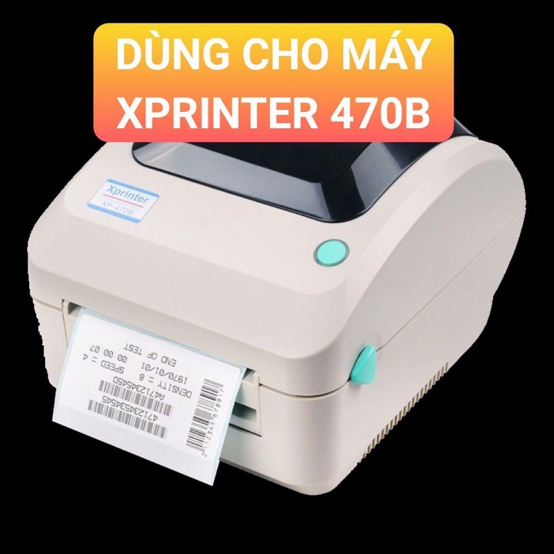 Giấy In Nhiệt Khổ A7 80x100mm Dạng Cuộn27m Có Sẵn Lớp Dán-in mã vận đơn ,in đơn trang TMĐT