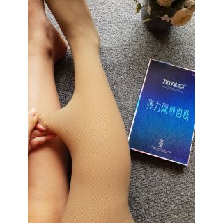 Quần tất lưới 3d màu da không đường gân