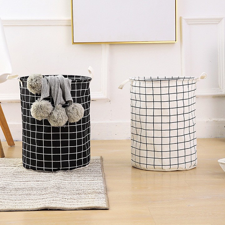 Giỏ vải đựng đồ gấp gọn đa năng tiện lợi mẫu mớimeomeo