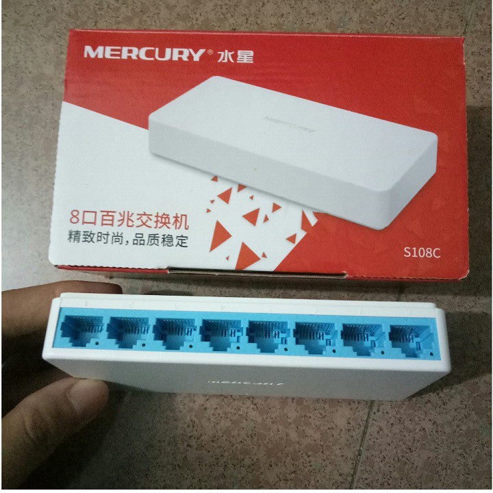 Bộ HUB chia mạng 8 cổng lan port router switch Mercury S108C tốc độ cao 100Mpbs - BH 24 tháng youngcityshop 30.000 | BigBuy360 - bigbuy360.vn
