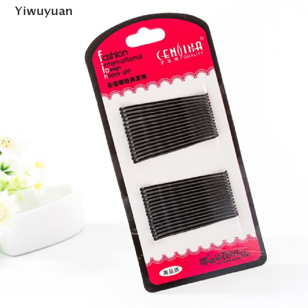 Bộ 20 Kẹp Tóc Kim Loại Hình Chữ U Màu Đen