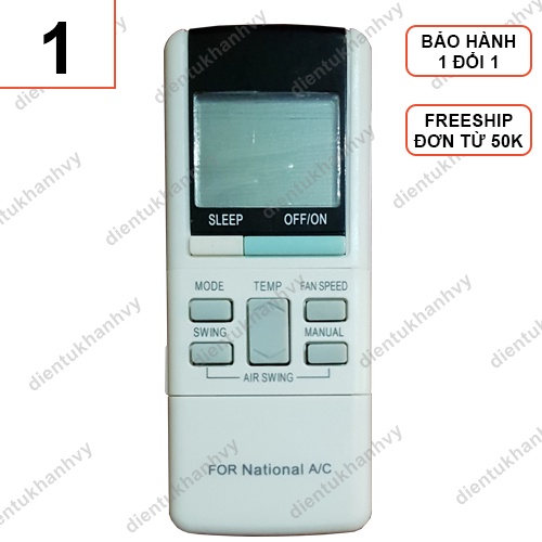 Remote điều khiển máy lạnh National 2 chiều giá rẻ