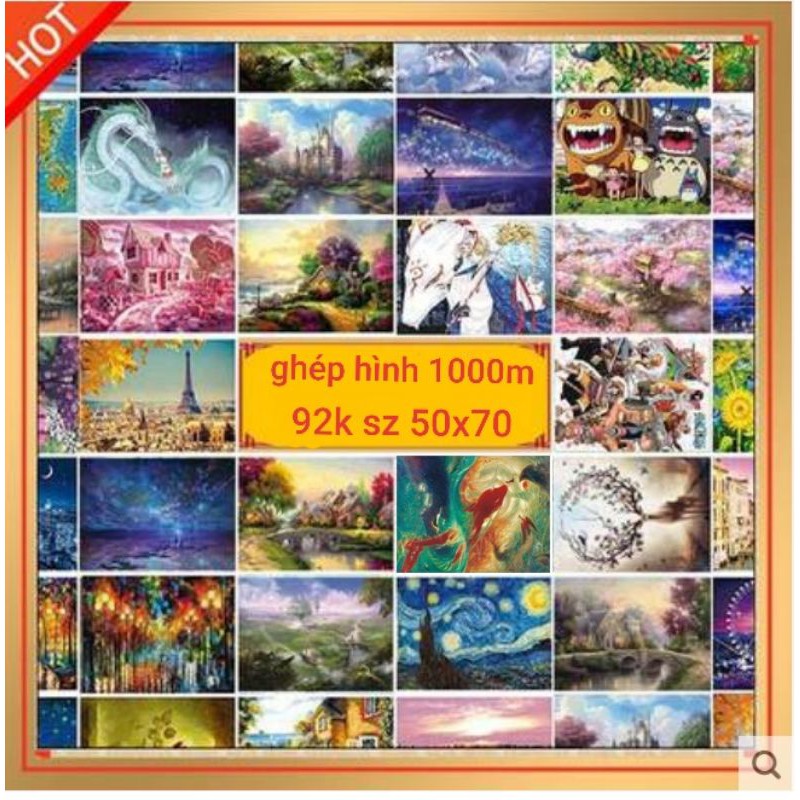 BỘ GHÉP HÌNH 1000 MẢNH