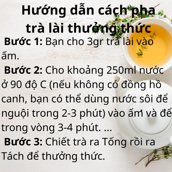 TRÀ LÀI THƯỢNG HẠNG TÂM CHÂU 200G | BigBuy360 - bigbuy360.vn