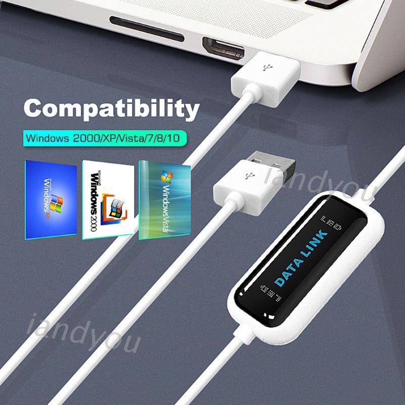 Dây Cáp Truyền Dữ Liệu Tốc Độ Cao Usb Pc Sang Pc Đa Năng
